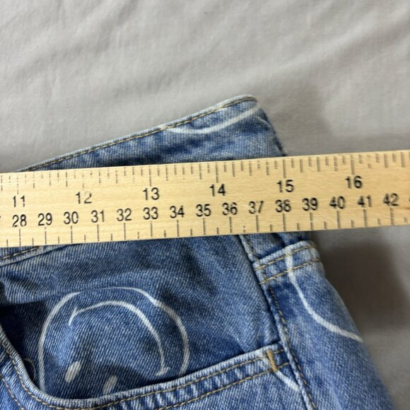 Smiley Originals X H&M High Waist Straight Leg Jeans Women's Size 6 - Picture 12 of 12